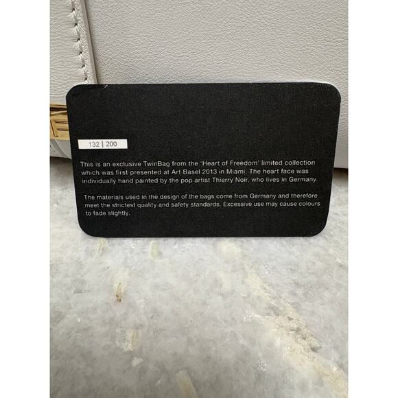 Porsche Design x Thierry Noir Art Basel Limited Edition Twin Bag White 132/200 - Picture 16 of 16
